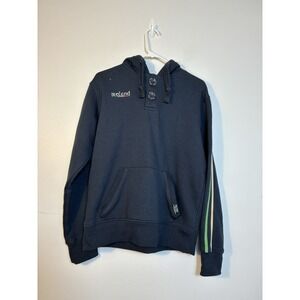 retro irish heritage Hoddie Sz M Navy Blue Casual‎ Comfort